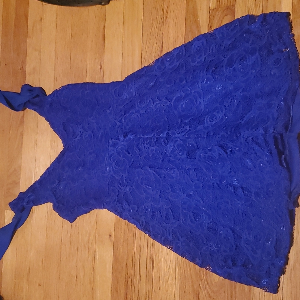 Blue dress size small